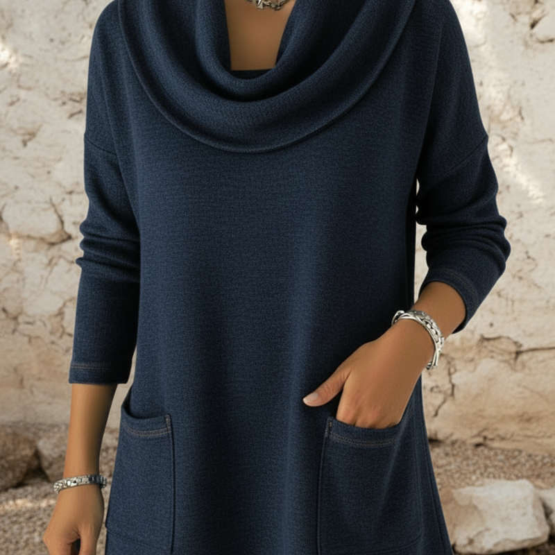 Evie™- Langermet Retro Topp