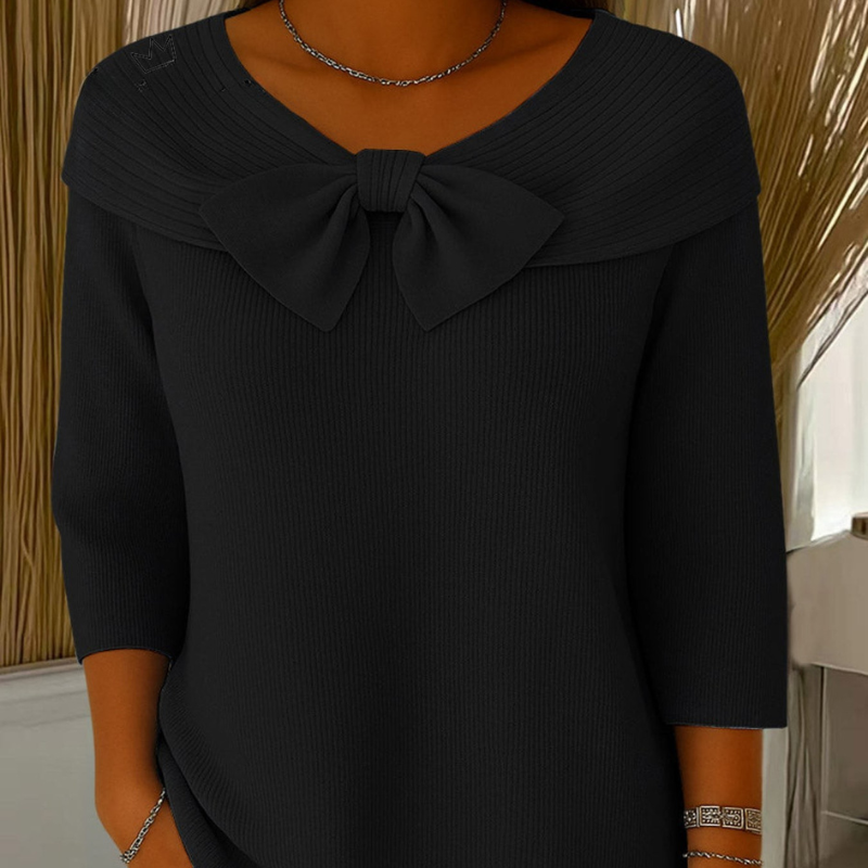 Gisella™- Avslappet Strikkebluse