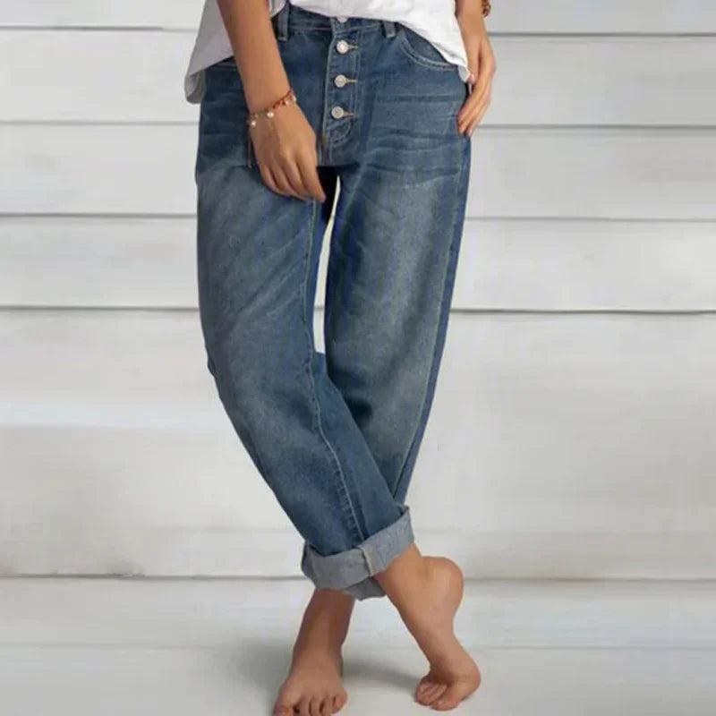 Tove™ - Stilige jeans med høy midje