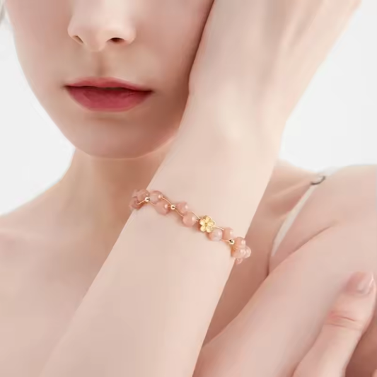 Blomst Sjarm Armbånd | Sammen mot brystkreft