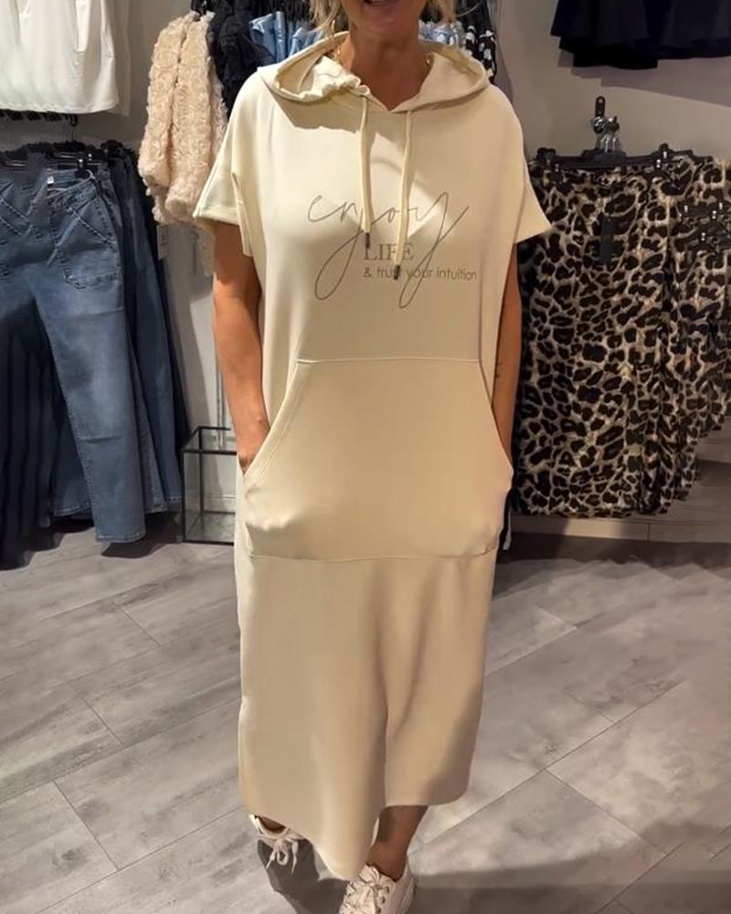 Sheeka™ – Avslappet Hettegenserkjole