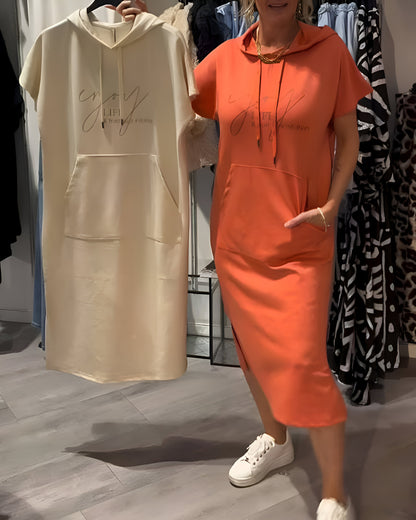 Sheeka™ – Avslappet Hettegenserkjole