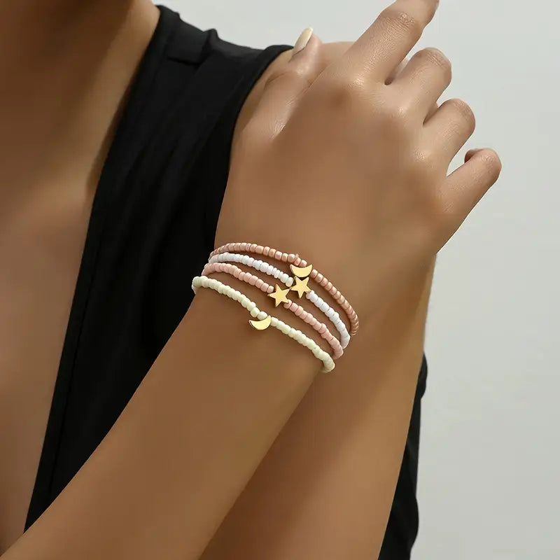 Stjerne  og Månearmbånd | Sammen mot brystkreft