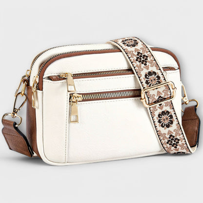Claire™ - Vegansk Crossbody Veske i Skinn