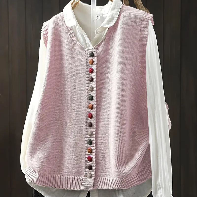 Dione™ - Ermeløs strikket vest