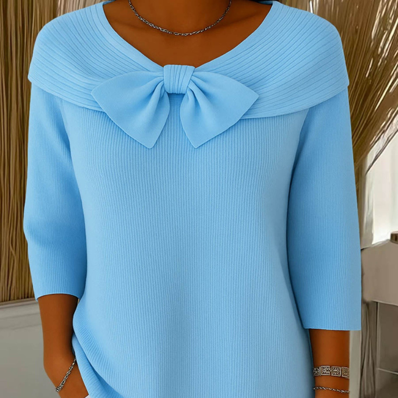 Gisella™- Avslappet Strikkebluse