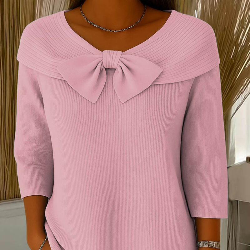 Gisella™- Avslappet Strikkebluse