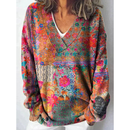 Grace™ - Koselig Trykt Genser