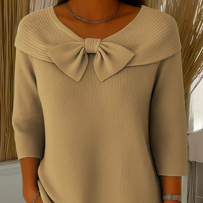 Gisella™- Avslappet Strikkebluse