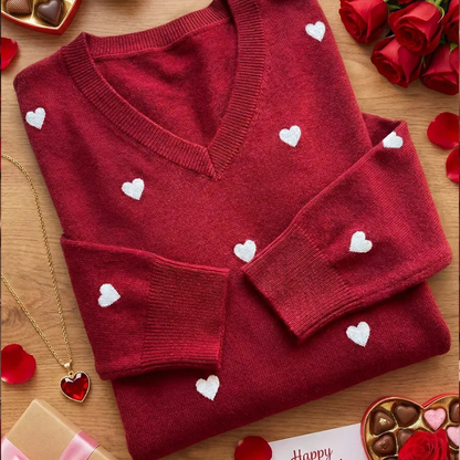 Cora™- V-hals Langermet Genser