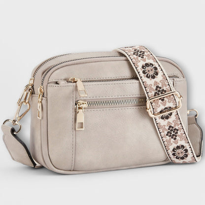 Claire™ - Vegansk Crossbody Veske i Skinn