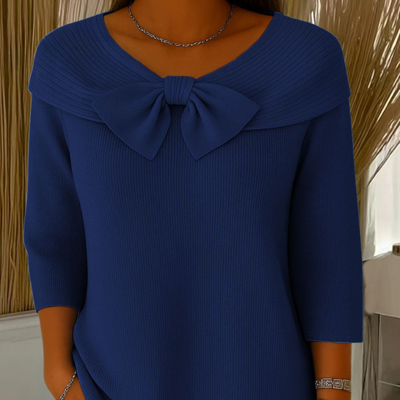 Gisella™- Avslappet Strikkebluse