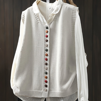 Dione™ - Ermeløs strikket vest