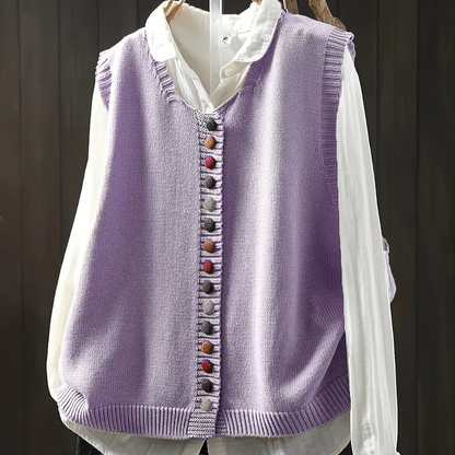 Dione™ - Ermeløs strikket vest