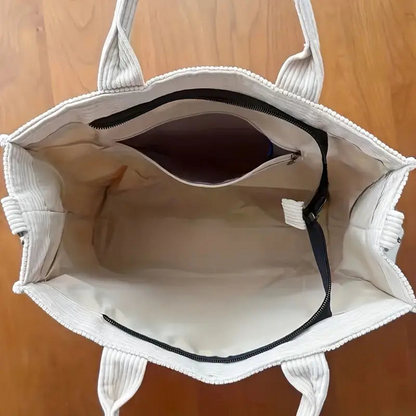 Phoebe™- Kordfløyels crossbody-veske