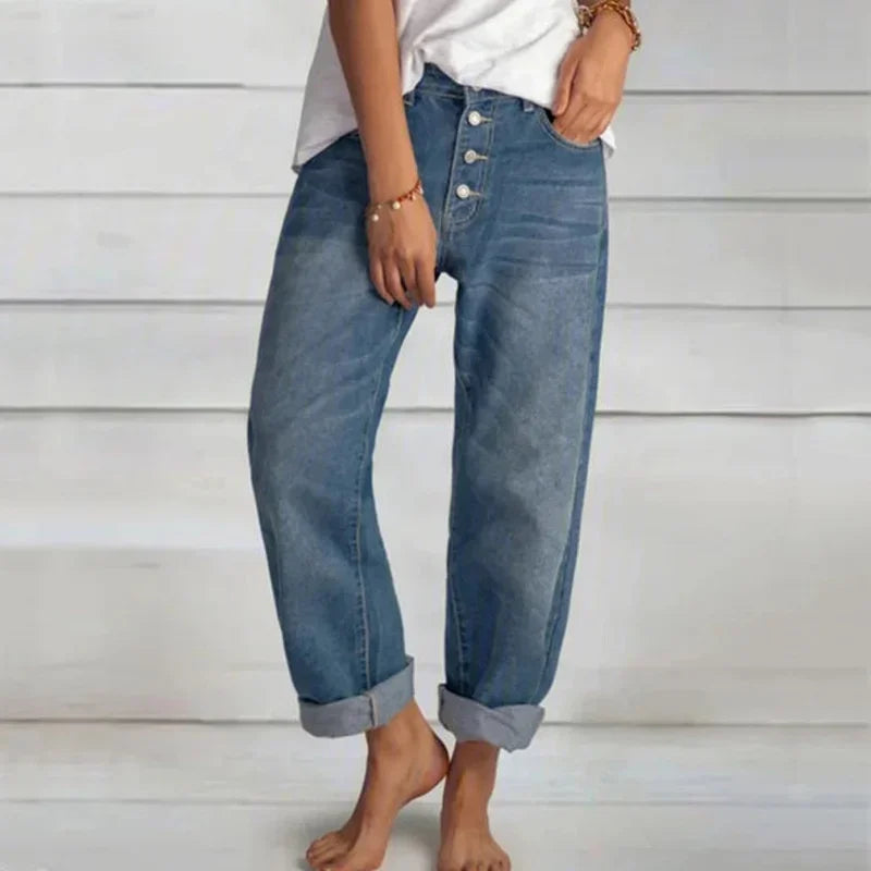 Tove™ - Stilige jeans med høy midje