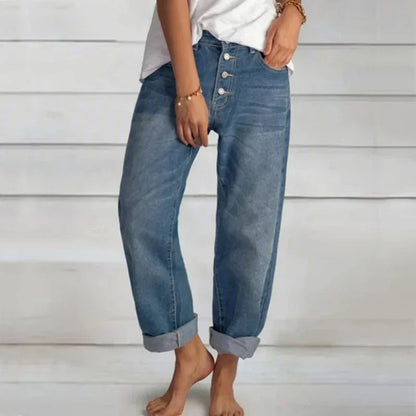 Tove™ - Stilige jeans med høy midje