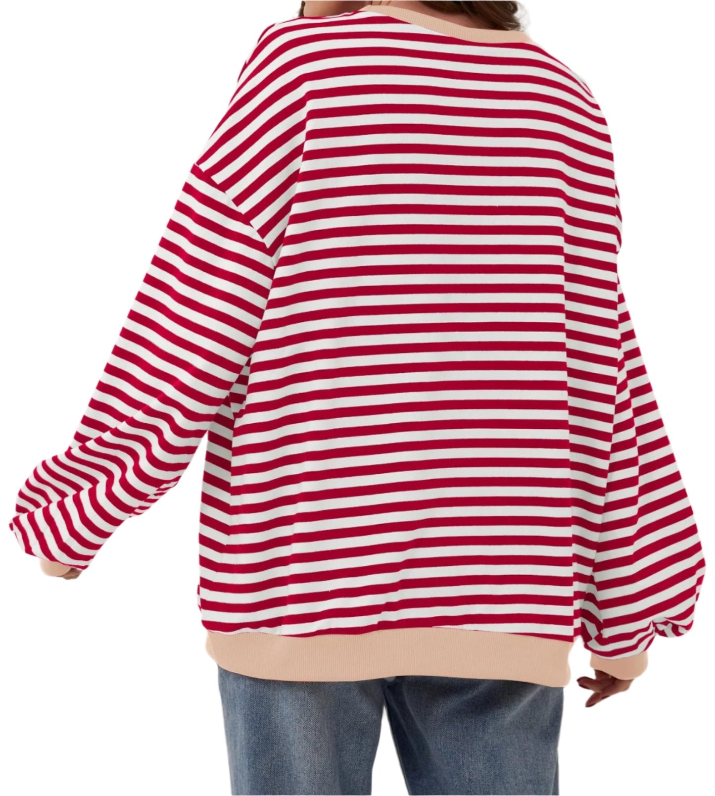 Zora™ - Avslappet Stripete Genser