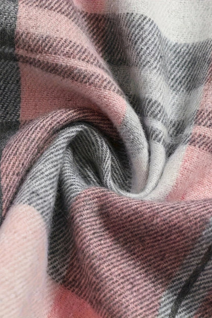 Sofia™ – Rosa Rutete Skjorte