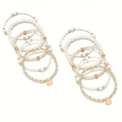 Sjarmerende bohemsk armbåndssett | Sammen mot brystkreft