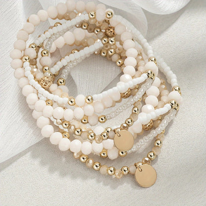 Sjarmerende bohemsk armbåndssett | Sammen mot brystkreft