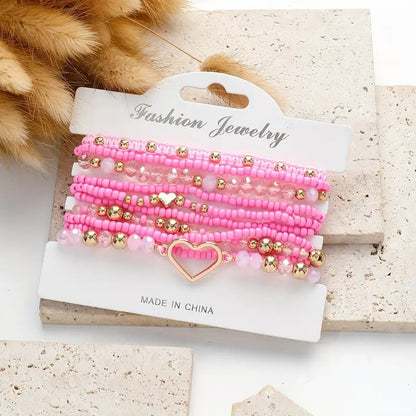 Flettet Armbåndssett | Sammen mot brystkreft