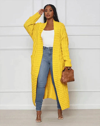 Leonora™ – Lang varm cardigan